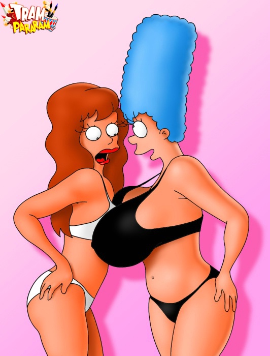 Cartoon Porn Tram Pararam Milf - Busty toon sluts from Springfield | Free Sexy Comics